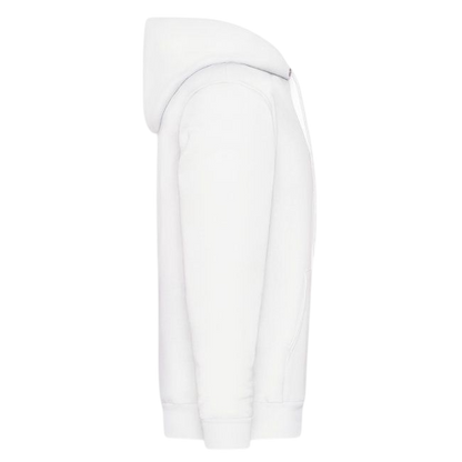 white hoodie