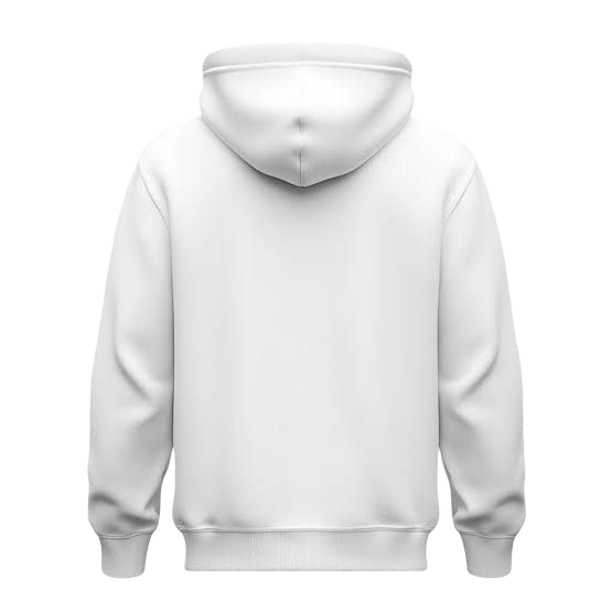 white hoodie