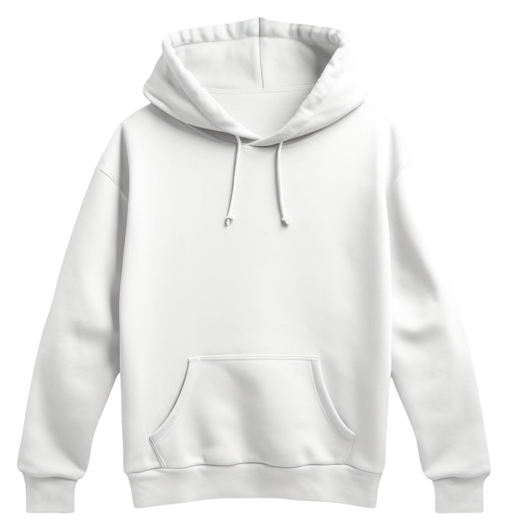 white hoodie