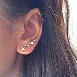 2020 New Crystal Flower Stud Earrings for Women Fashion Jewelry Gold colour Rhinestones Earrings Gift for Party Best Friend