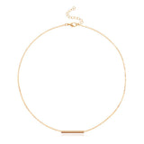 New Long Tube Pipe Choker Necklace Women Jewelry Gold Color Necklace Chocker Neck Fashion collier femme collar ras du cou XL169