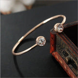 New Arrival Hot Selling Minimalist zircon Bangles Brincos Bijoux Jewelry Bracelet Gift B3017